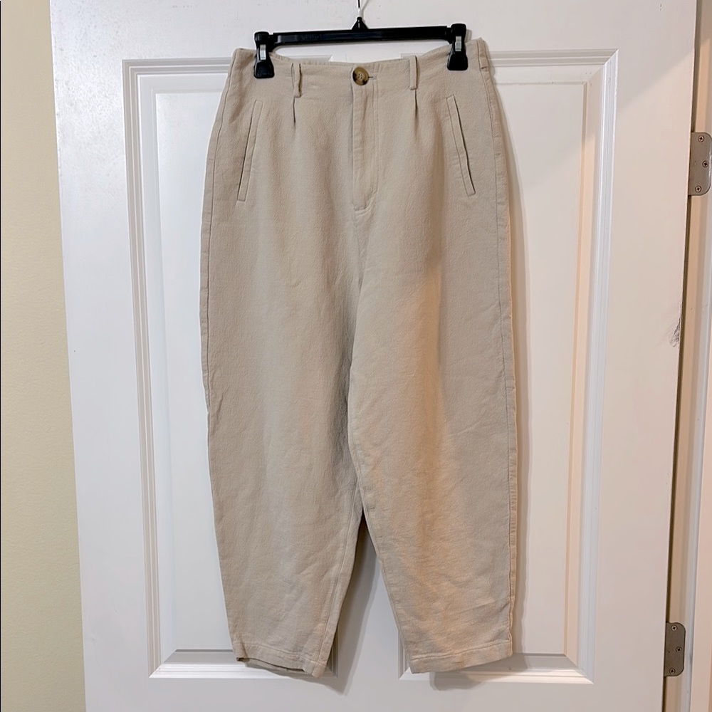 Modern Citizen Cream Wide Leg Pants
